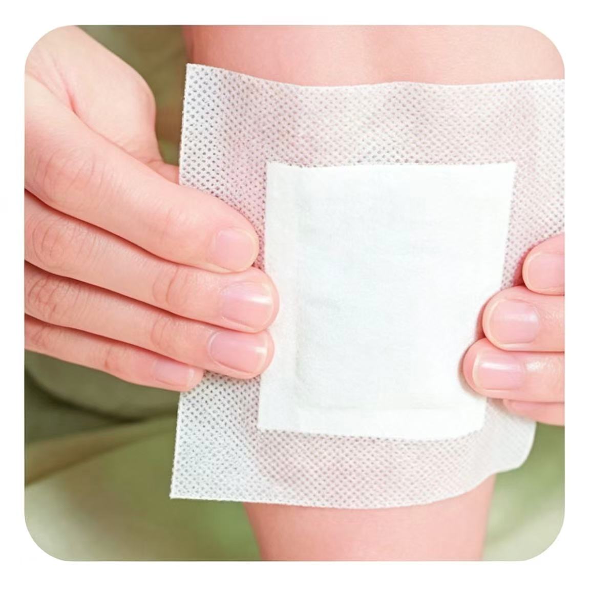 clean dry foot patch before sleep